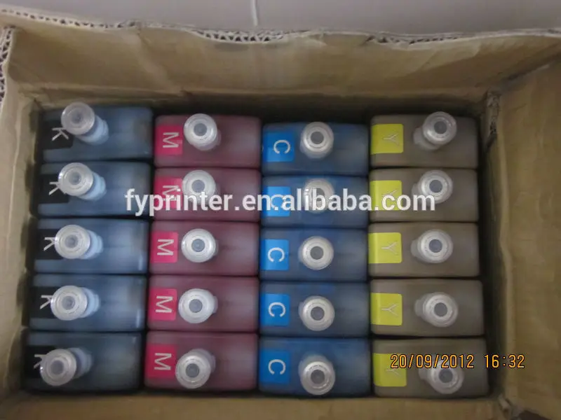 Экосольвентные чернила для Galaxy DX5 CMYK 4 бутылки/комплект не входят в комплект