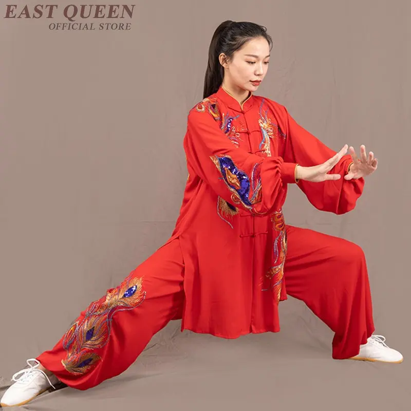 Красно-черная Высококачественная форма Тай-Чи Новое поступление 2019 женский