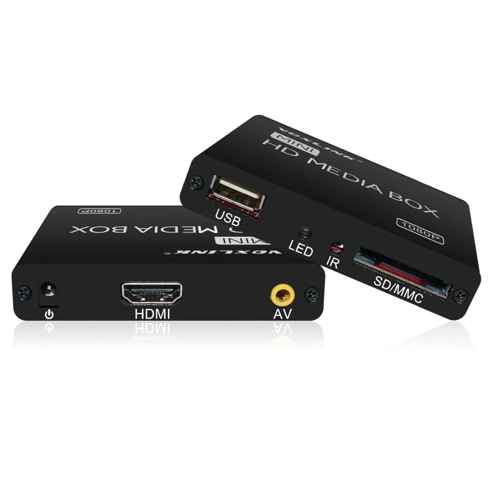 Voxlink Новый Full HD 1080 P USB внешний HDD Media Player с HDMI VGA SD AV Порты и разъёмы|hdd media player|media