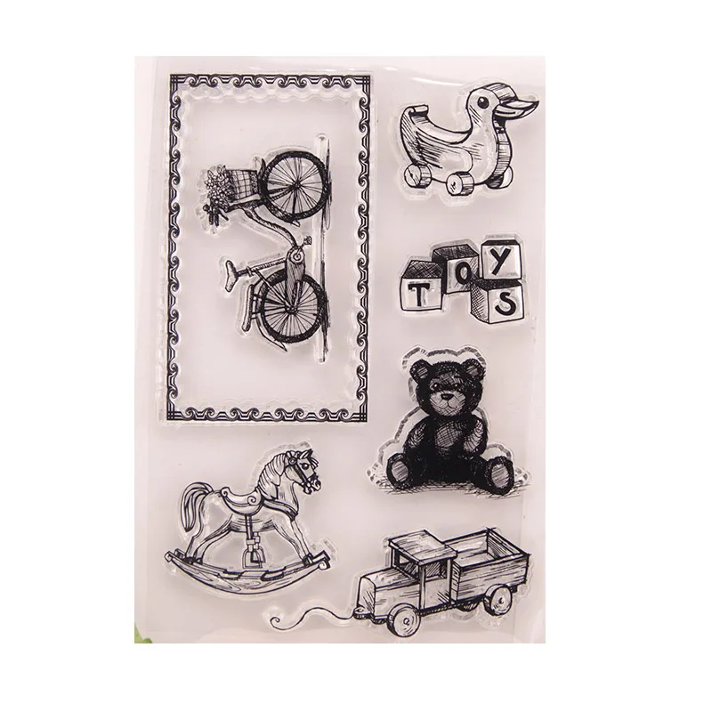 Животные Документированный птицы прозрачный силиконовый штамп для DIY