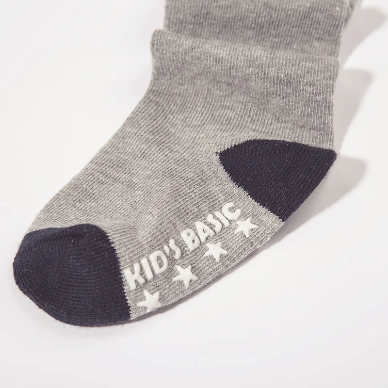 Детские длинные нескользящие носки до колен с резиновой подошвой | Мать и ребенок