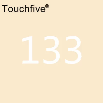 133 TOUCHFIVE дополнительный цвет двойная головка художественные маркеры Кисть ручка на спиртовой основе эскизные маркеры манга ручки для рисования товары для рукоделия - Цвет: 133