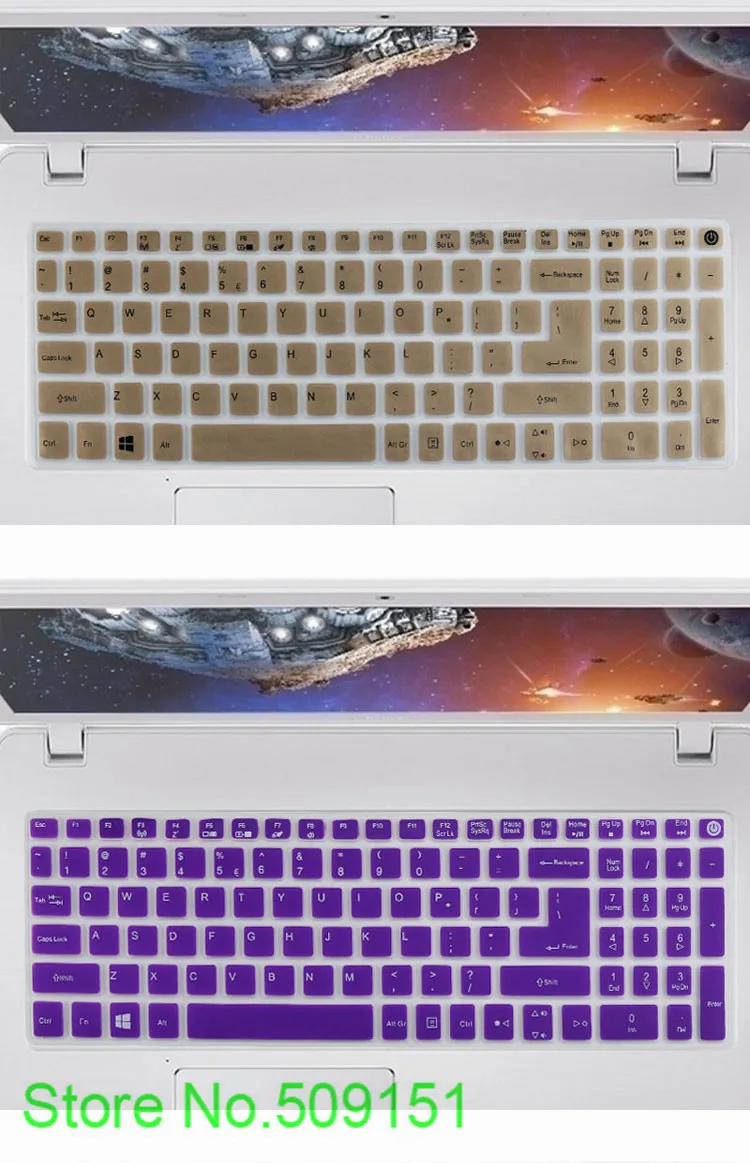 Силиконовый защитный чехол для клавиатуры 15,6 дюймов для acer Aspire E15 E 15 E5-576 V3 V15 E5-553G/575G/Aspire 3 5 7 серии 15 дюймов