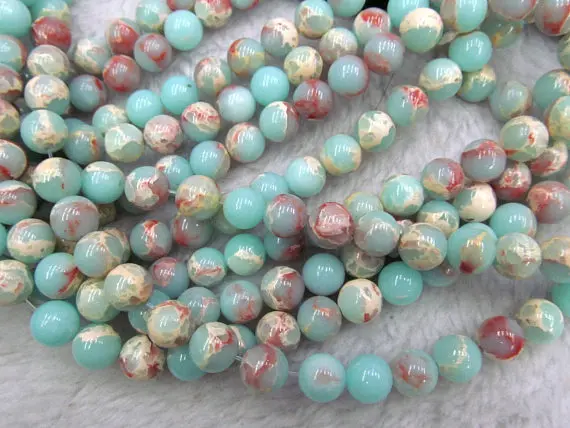 2 нити морской осколочный яшма Круглый 4 12 мм синий яшма|jasper beads|jasper bluejasper round beads |