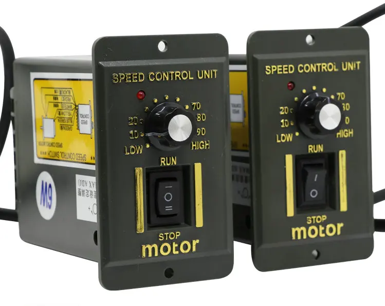 AC220V 120W Simple AC Motor Controller Manual Control Reversible Adjustable Speed Drive Rear Plug | Обустройство дома