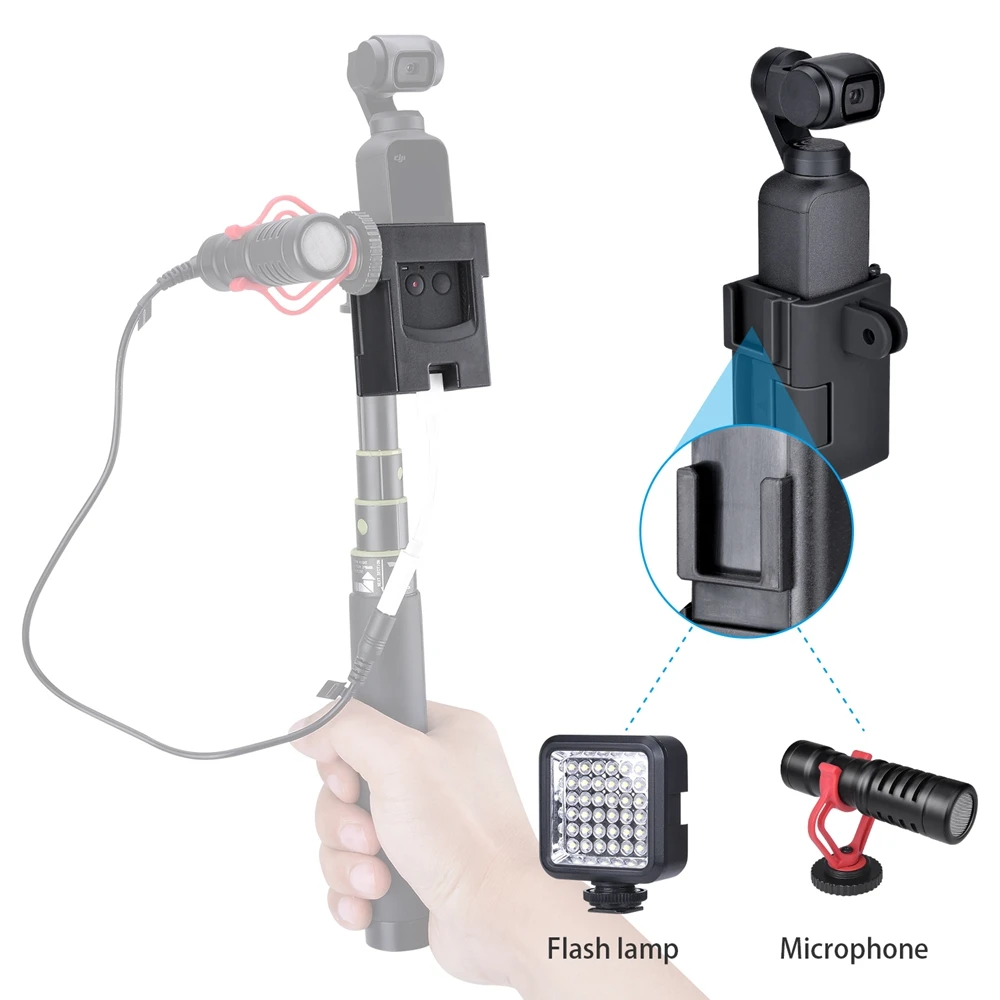 4 в 1 для DJI Osmo карманная неподвижная фигура держатель с адаптером GoPro штатива