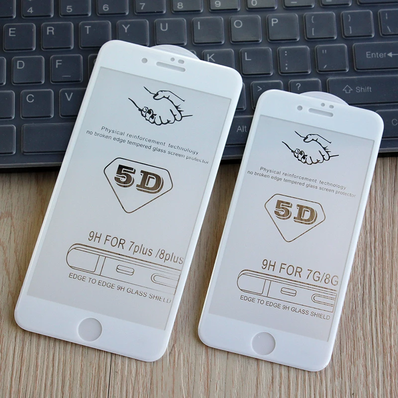 5D изогнутый экран протектор для iPhone6 6S 7 8 Plus X Edge полное покрытие пленка iPhone 12mini 11 Pro
