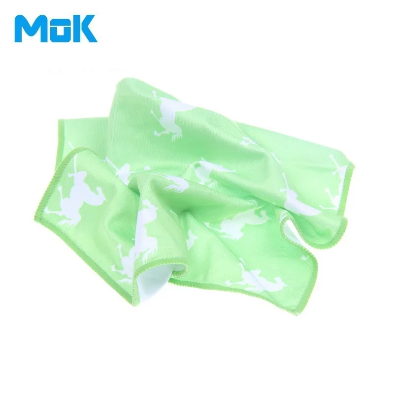 4 шт. полосатая салфетка из микрофибры с принтом животных 40*40 см кухонные