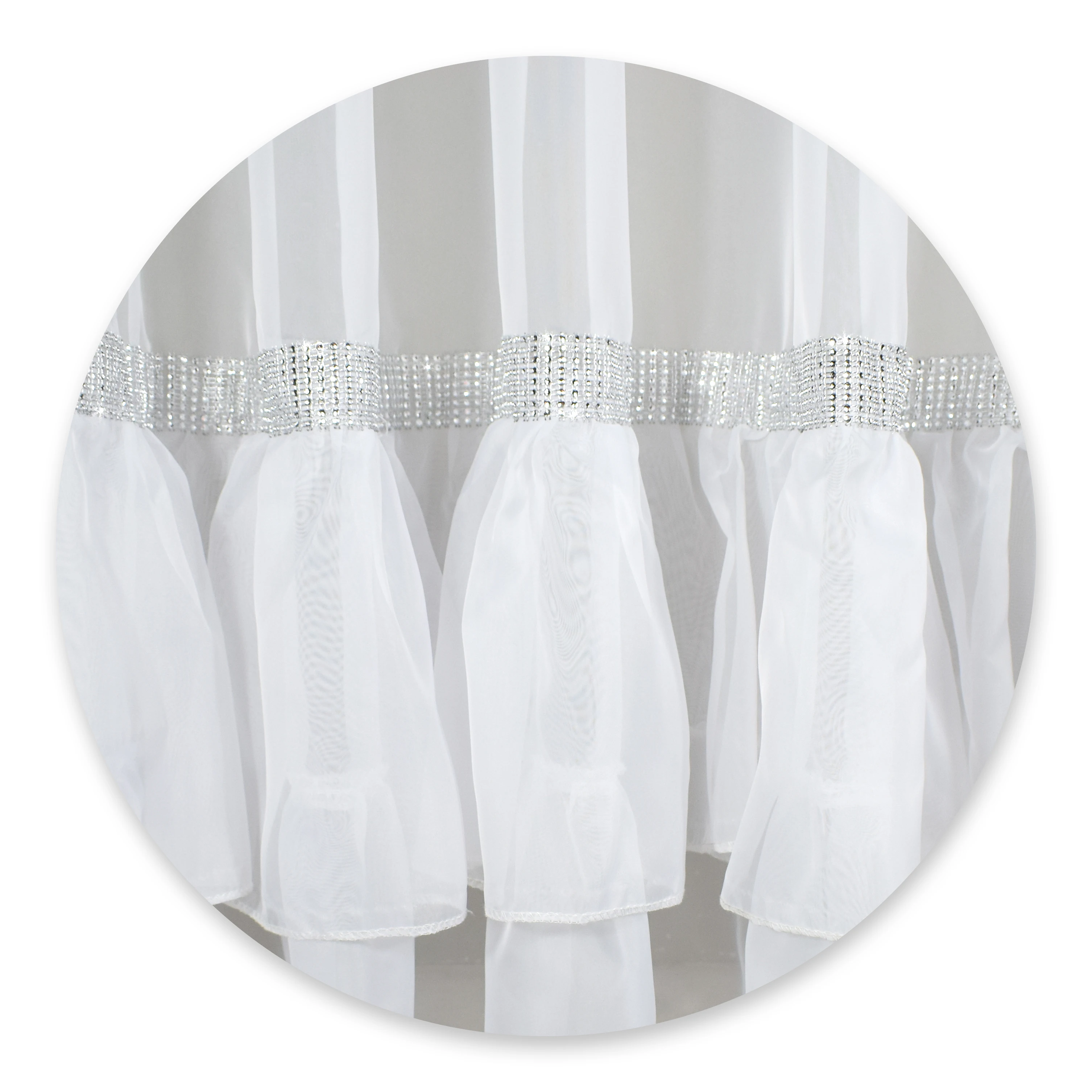 Летающая Тюлевая занавеска для эркера прозрачная вуаль занавески гостиной с геометрическим принтом