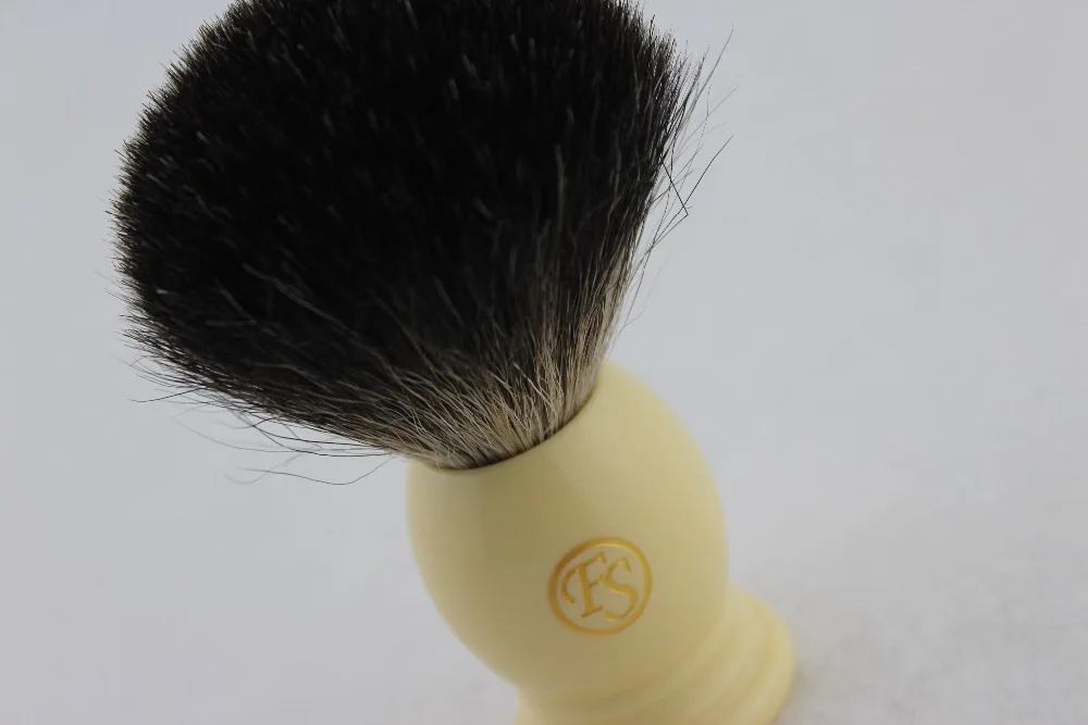 &quotFS&quot-#MB20-IV36 MANCHURIAN Black badger Shaving Brush with Faux Ivory Color Handle Knot size 20mm+FREE SHIPPING | Красота и