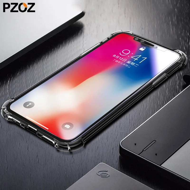 PZOZ для Apple iphone XR Xs Max 5 8 6 1 дюймов Чехол бампер 360 ударопрочные аксессуары Роскошный