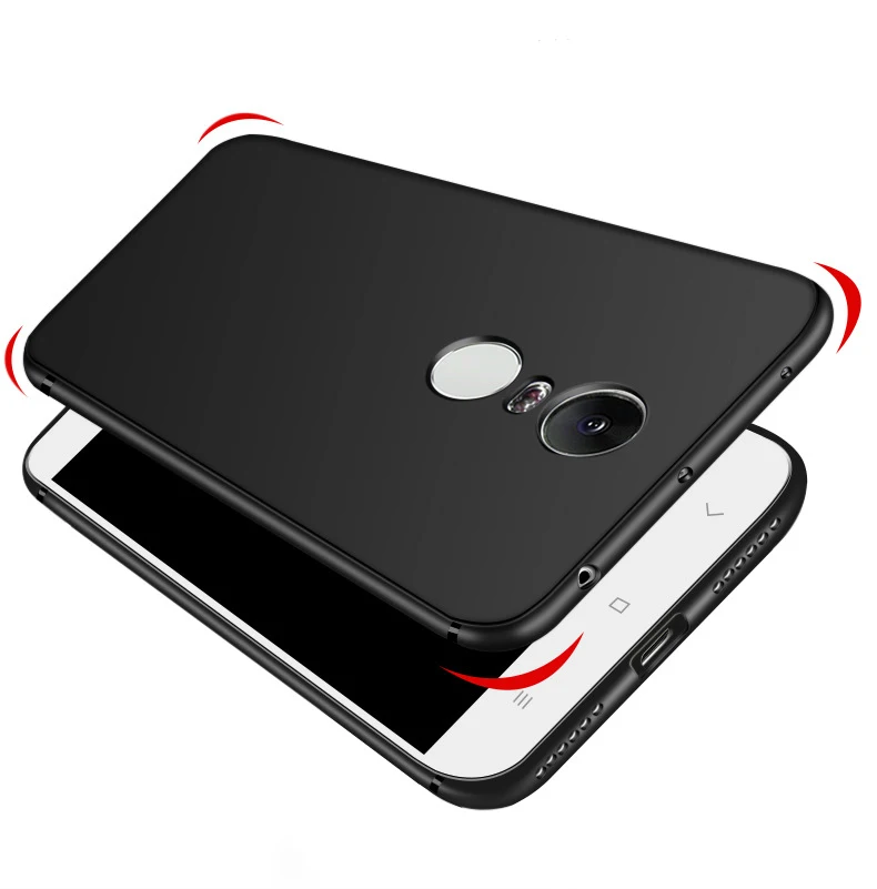 Для Xiaomi Redmi Note 4X чехол глобальная версия note 4 X черный мягкий силиконовый из ТПУ для