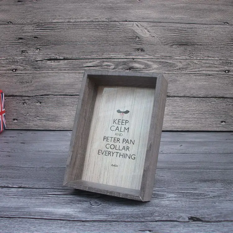 2017 ручная работа прямоугольная Рамка винтажная деревянная фоторамка