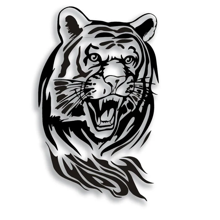 35*60 см TIGER запасные наклейки для автомобиля прикрепленные Светоотражающие Стеллер задний капот запасные персональные забавные наклейки CT-574