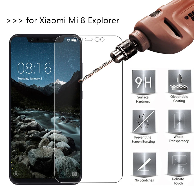 500 шт. закаленное стекло для защиты экрана Xiaomi Mi 9 8 SE 8X Pro 6 Plus 6X 9T 9X CC9 CC9E защитная