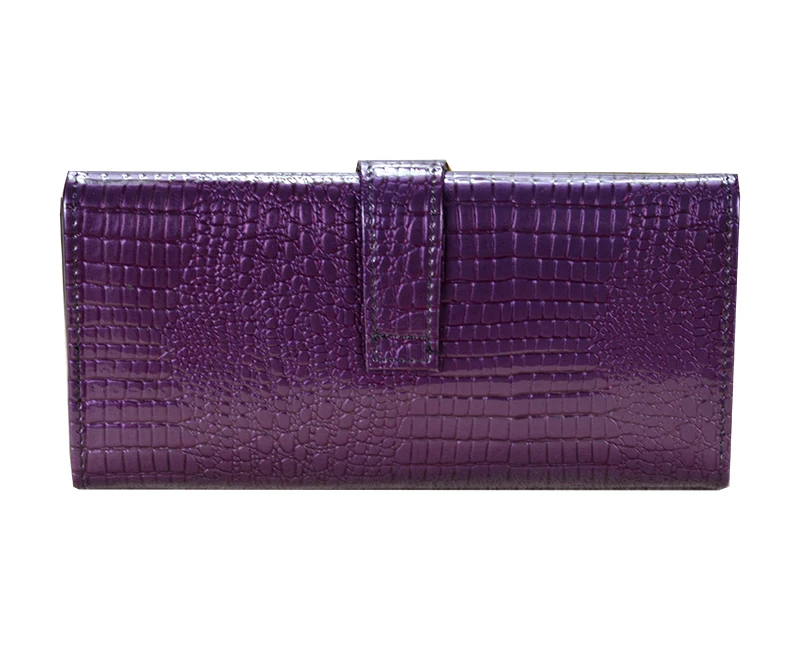 Женский длинный кошелек Dreamlizer вместительный вечерний из лакированной кожи