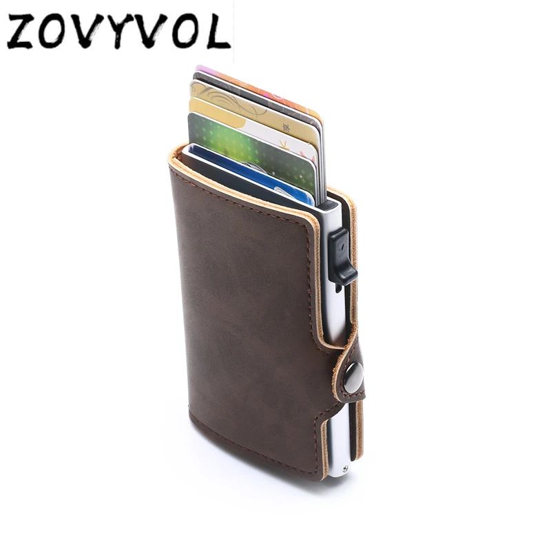 ZOVYVOL 2020 автоматический всплывающий кошелек для карт мужской металлический