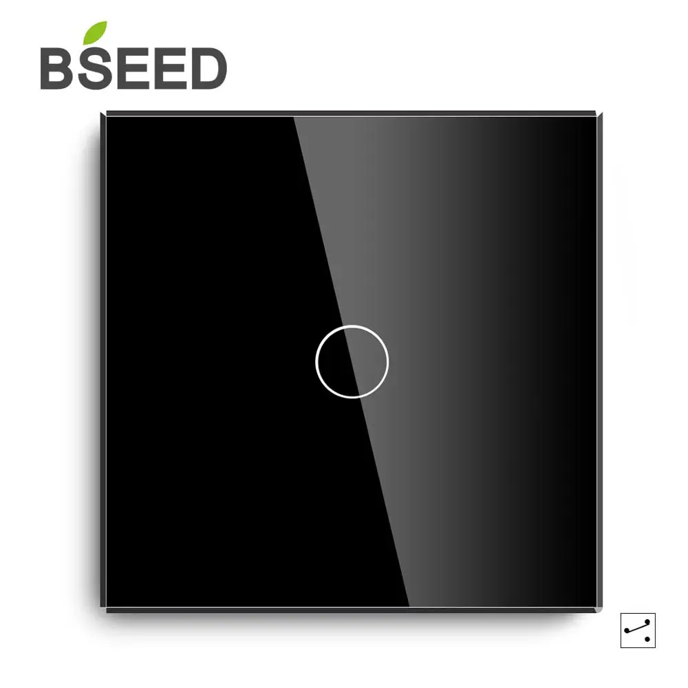 Bseed 240 В сенсорный выключатель света 1 банда 2 способ сенсор переключатель с