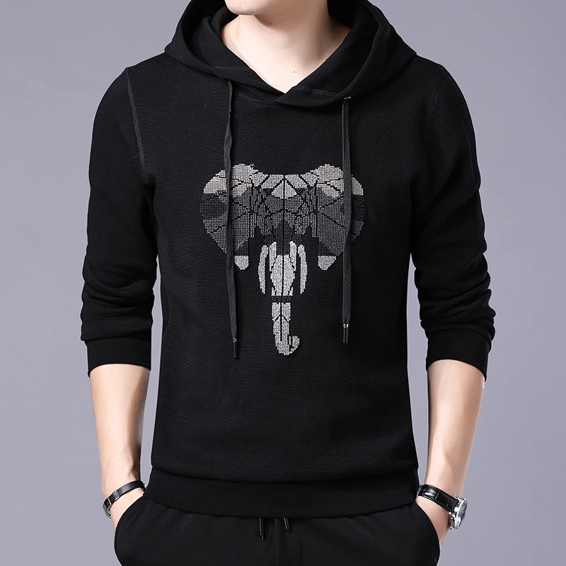 2018 новые толстовки мужские хип-хоп Модные s бренд осень зима хлопок пуловер