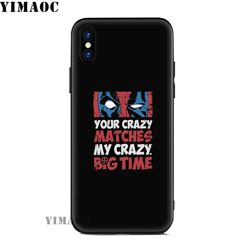 9 Мягкий силиконовый чехол YIMAOC Deadpool Dead pool для iPhone 11 Pro Xr Xs Max X или 10 8 7 6 6S Plus 5 5S SE - Цвет: 9