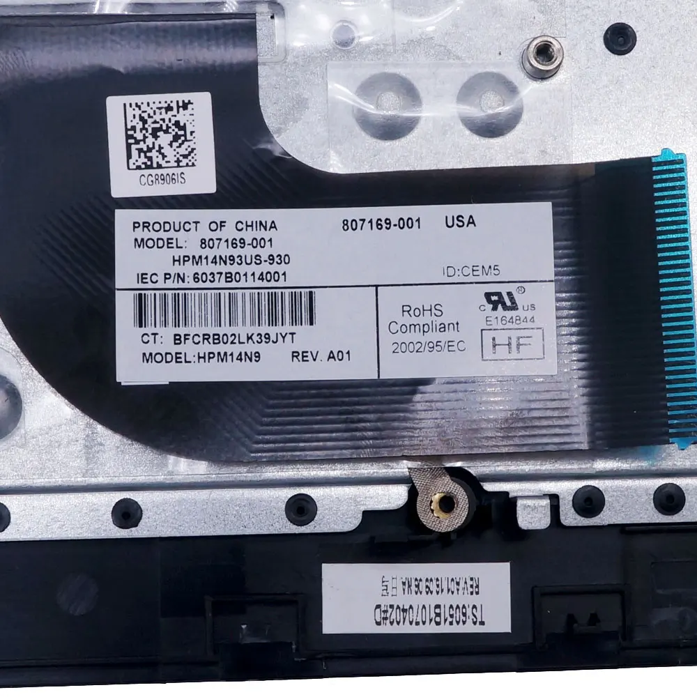Верхний чехол A- Top с клавиатурой для HP Pavilion 14-AN 14-AM 858078-001 silver | Компьютеры и офис