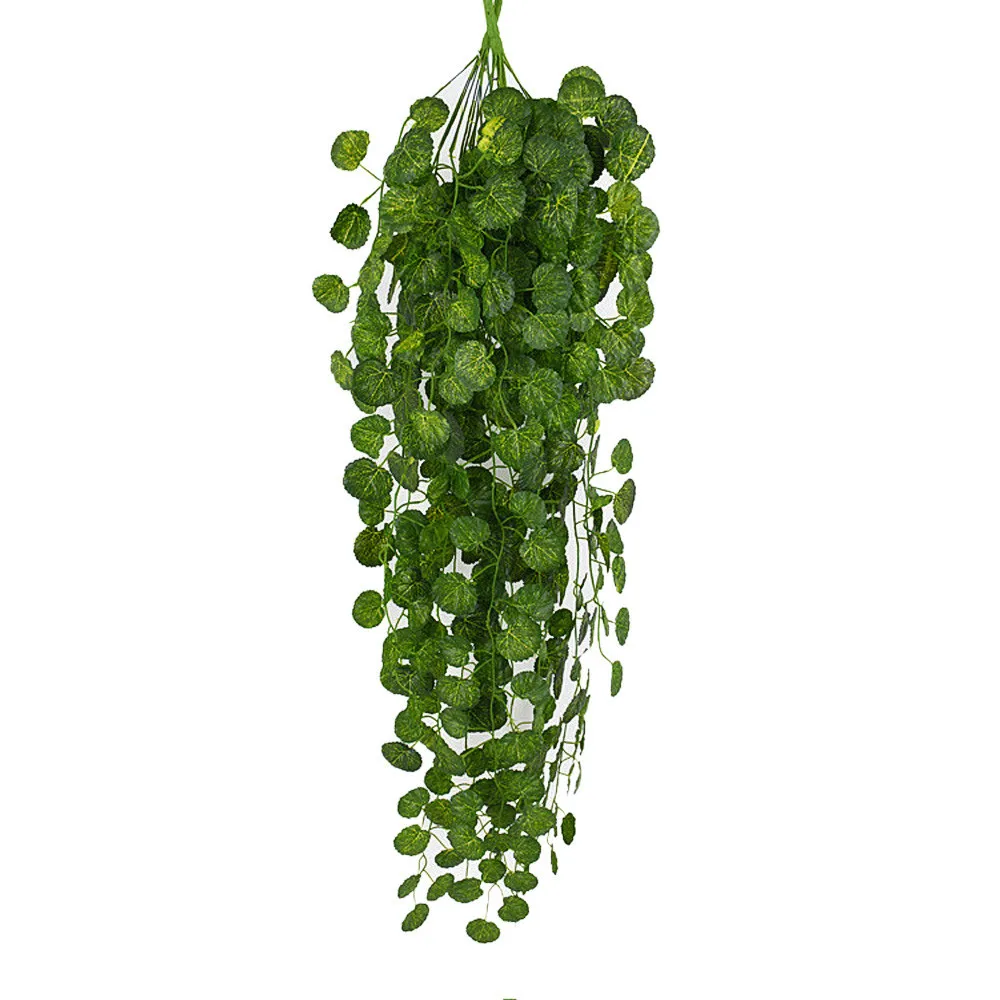 

2020 Fashion Home & Garden Artificial Fake Hanging Vine Plant Leaves Garland Home Garden Wall Decoration