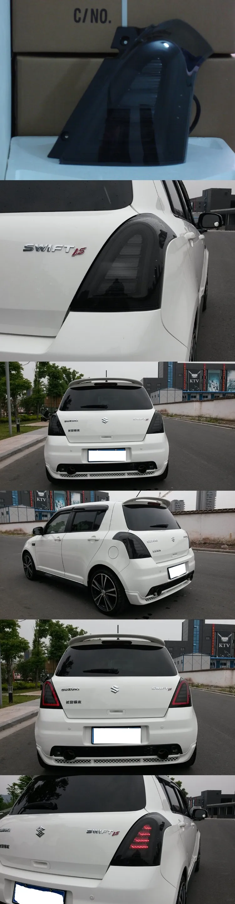 Автомобильный Стайлинг задние фонари чехол для Suzuki Swift задние фонари 2005- светодиодный задняя фара Swift задние фонари все светодиодные задние фары