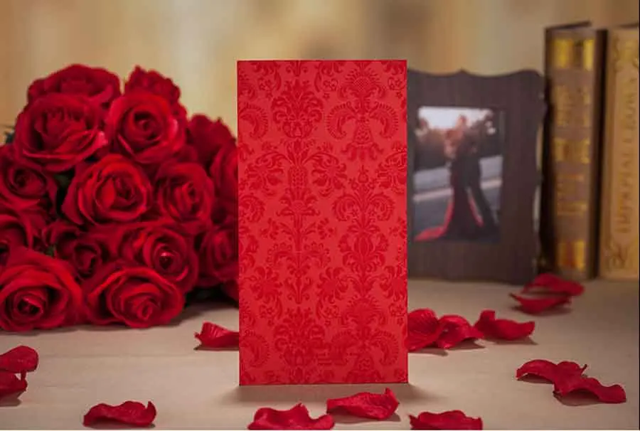 Набор свадебных приглашений с лазерной гравировкой 1 шт. горячей штамповкой