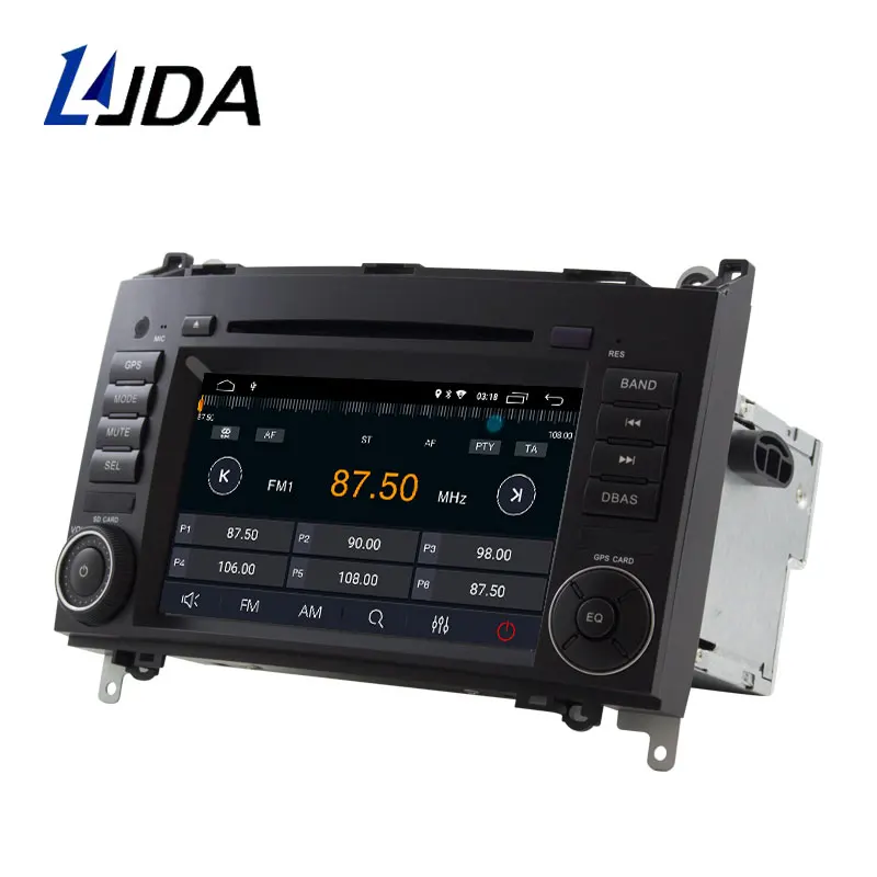 Автомобильный DVD плеер LJDA 2 Din Android 10 0 для Mercedes Benz Sprinter B200 B class W245 B170 W209 W169 Gps радио