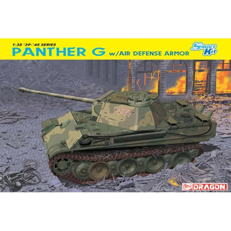 DRAGON 6897 1/35 Panther G w/комплект моделей брони для пневматической защиты|Наборы сборки