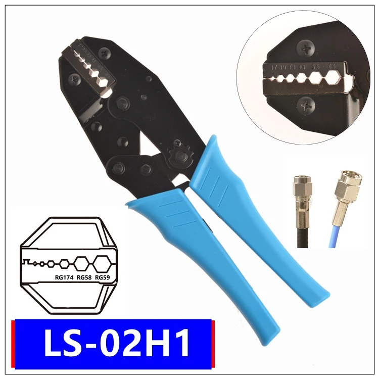 MXITA RG58 RG59 RG62 щипцы BNC оптоволоконный обжимной инструмент для обжима коаксиальных