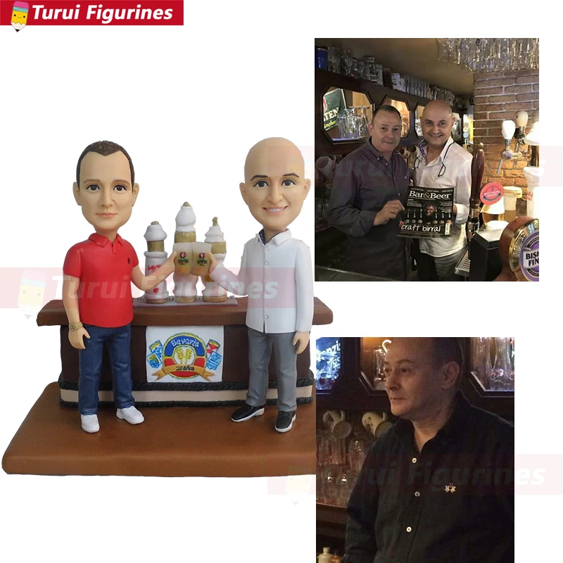 

Пользовательские bobblehead парные фигурки с собачкой, кошкой, животным статуэткой, потертостями, Китай, производитель bobblehead, Turui статуэтки
