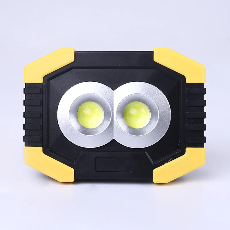 20 Вт COB led рабочий свет Прожектор портативный прожектор Перезаряжаемый 18650