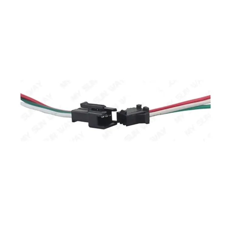 5 пар светодиодных лент разъем 3pin WS2812B WS2812 5050 RGB светодиодные ленты света SM JST