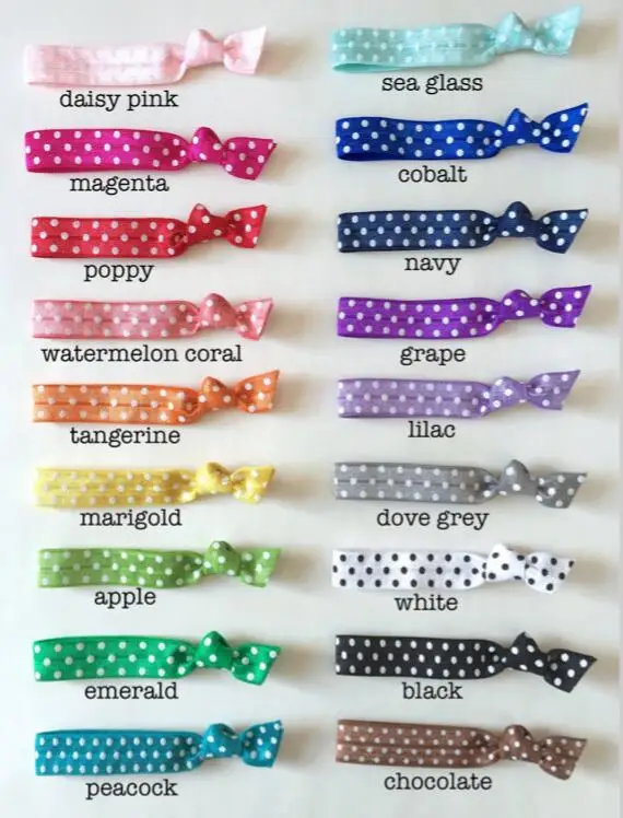 2000 шт. набор галстуков для волос в горошек вечерние галстук бесплатная