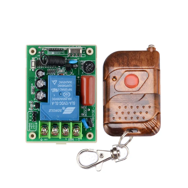 Беспроводной приемник передатчик 220 В переключатель системы дистанционного