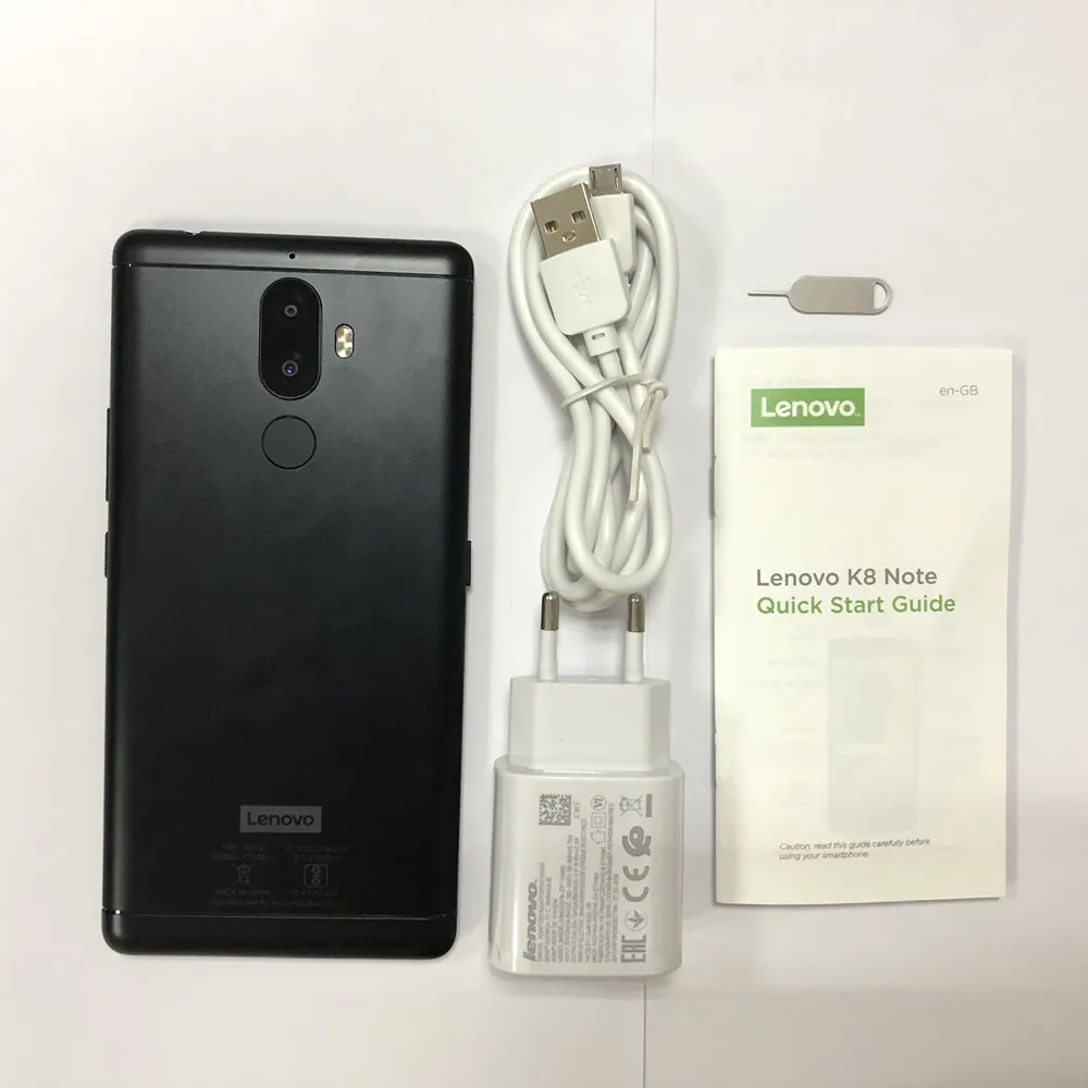 Мобильный телефон lenovo K8 Note 4G LTE 5,5 дюймов 3 ГБ+ 32 ГБ Helio X23 Deca core отпечаток пальца 4000 мАч Мп+ Мп сотовый телефон