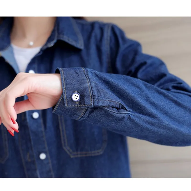 UHYTGF Корейская женская одежда джинсовая куртка с капюшоном длинным рукавом