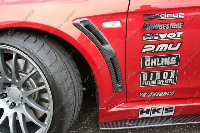 2 шт. передние вентиляционные отверстия для крыльев 2008-2012 Evolution EVO X 10 | Автомобили и