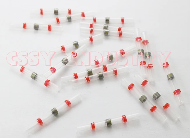 50 шт./лот паяльный термоусадочный оловянный терминальный соединитель 26-4AWG (0 25-22