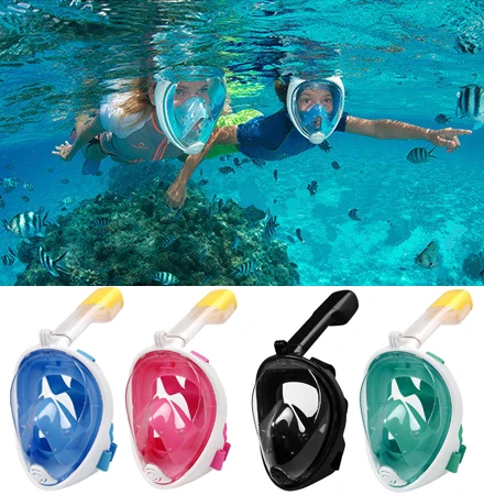 Hot Diving Mask Scuba Underwater Anti Fog Full Face Snorkeling Women Men Swimming Snorkel Equipment | Спорт и развлечения