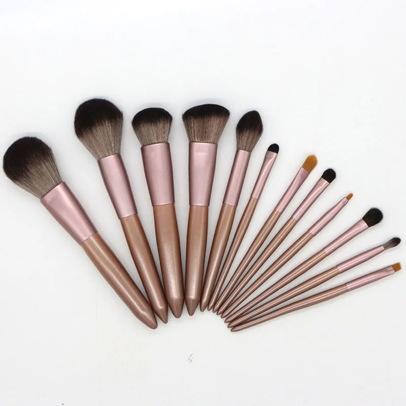 12 шт. Профессиональный набор кистей для макияжа винограда мягкая нейлоновая