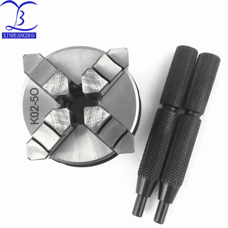 K02 50 Chuck Патрон шатун M14* 1 подходит для K01-50/63 K02-50/63 токарный мини-патрон с ЧПУ - Цвет: K02 50 Chuck