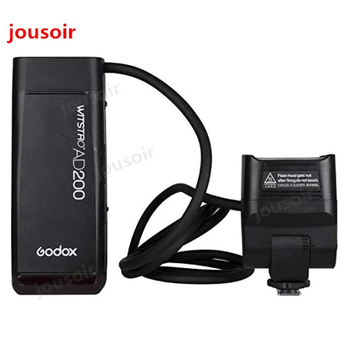 Беспроводная вспышка-Стробоскоп Godox AD200 200Ws 2 4G TTL 1/8000 HSS с EC200 1 85 м дистанционным