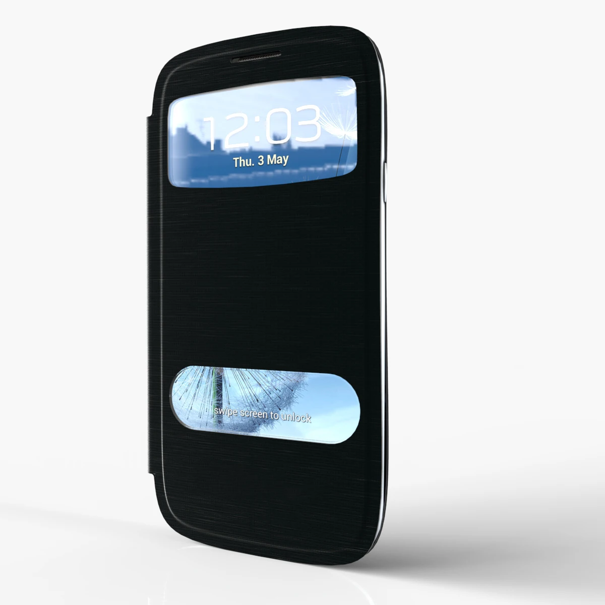 Чехол с аккумулятором для Samsung Galaxy S3 I9300 Neo I9300i Duos откидной окошком просмотра чехол