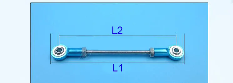 4 шт. металлические концевые соединители M3 для рулевого стержня 3 мм|pull rod|ball linklink