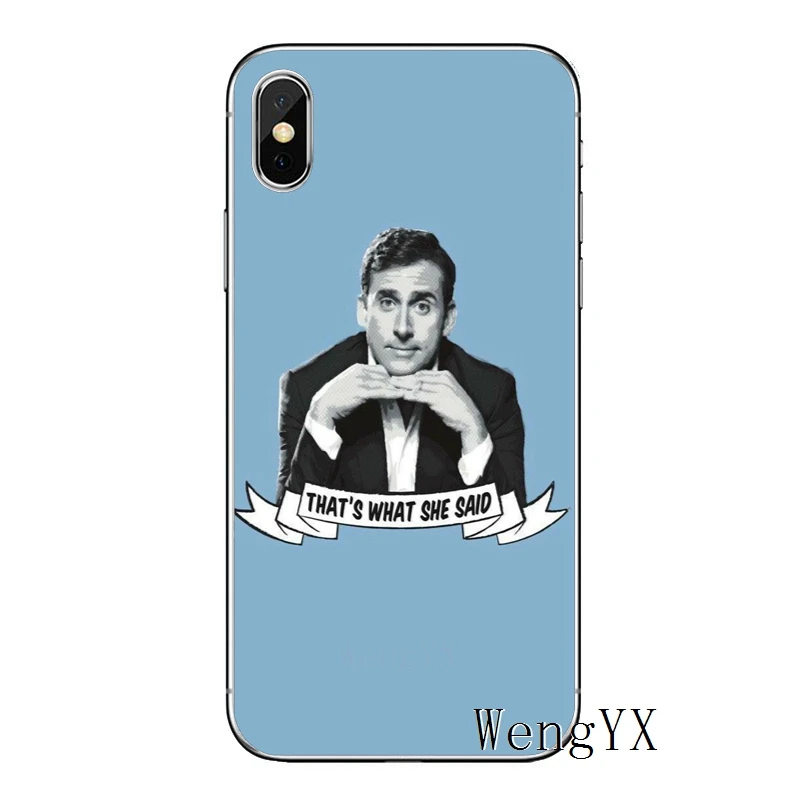 ТВ офис cast meme Майкл Скотт для samsung Galaxy S10 S9 S8 S7 S6 edge Plus Lite S5 S4 mini Note 9 8 5 4 Мягкий чехол для телефона - Цвет: Michael-Scott-A-03