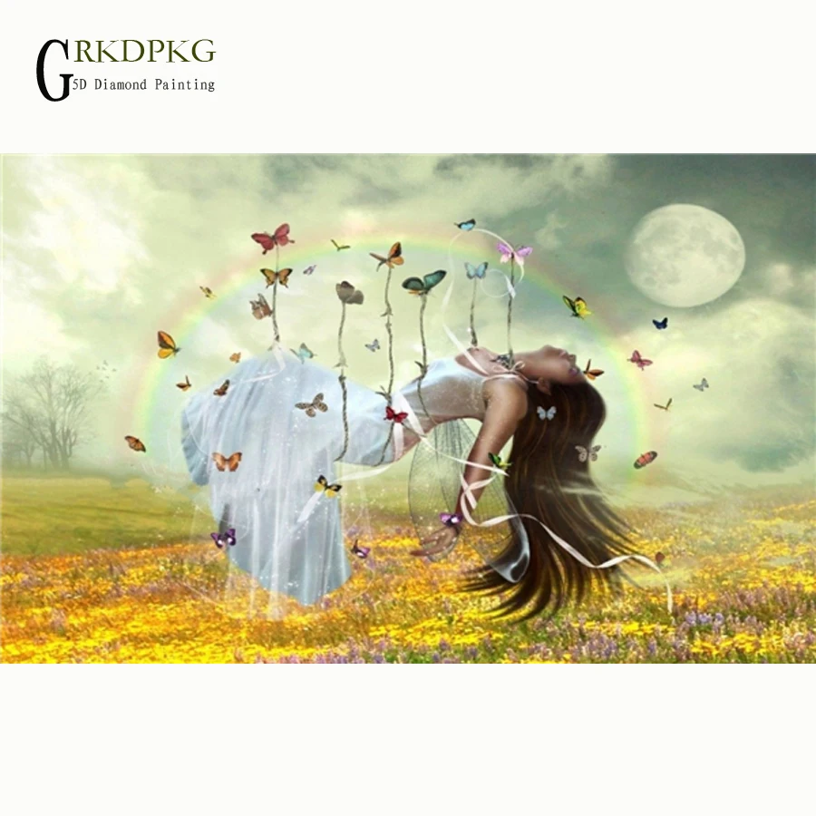 

women,diamond embroidery 5d DIY diamond painting cross stitch full square rhinestone mosaic character,unfinished home decoration