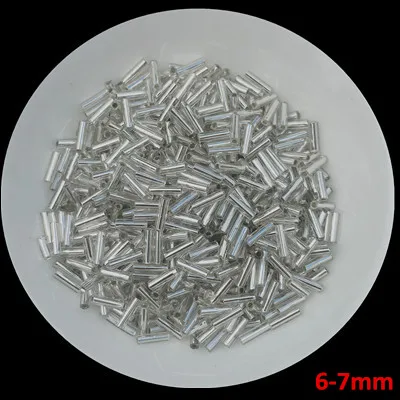 20 г/лот Серебристые чешские стеклянные рассады разделительные бусины из