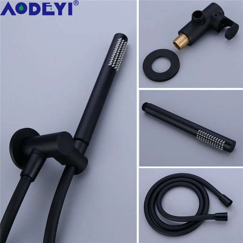 Латунные скрытые краны для ванны AODEYI настенный однорычажный Ручной смеситель